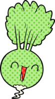 cartoon root vegetable png