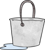 cartoon bucket of water png