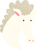 testa di cavallo dei cartoni animati png