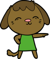 happy cartoon dog png