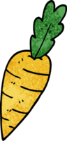 cartoon doodle organic carrot png