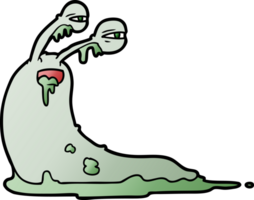 gross cartoon slug png