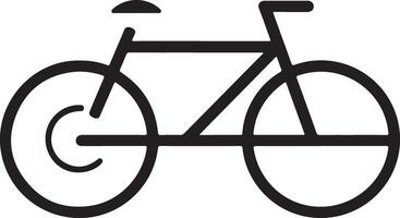 Simple Bicycle logo illustration vector