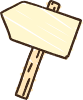 segno di direzione disegno a gesso png