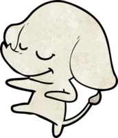 elefante sorridente dos desenhos animados png