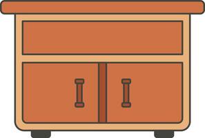 drawer icon illustration vector