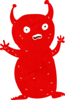 pequeño alienígena divertido de dibujos animados png