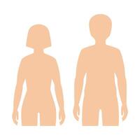 Silhouette Of A Man And Woman vector