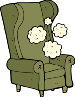 vieille chaise de dessin animé png