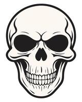 Human Skull art, icon, logo sketch vector