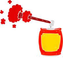 cartoon aerosol spray can png