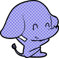 elefante de dibujos animados lindo png