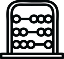 tradicional ábaco ícone símbolo png