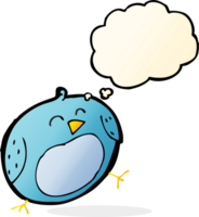 cartoon bird with thought bubble png