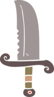 dessin animé doodle épée ornée de bijoux png