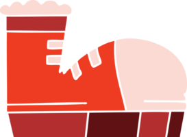 Hand gezeichnet schrullig Karikatur Sneaker png