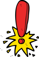 cartoon exclamation mark png