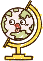 dibujo de tiza de globo png