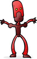 robot drôle de dessin animé png