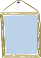 flat color illustration cartoon picture frame png