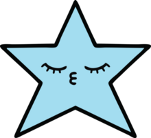 cute cartoon of a star fish png