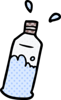 botella de agua de dibujos animados png