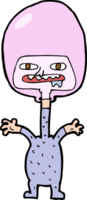 Cartoon-Weltraum-Alien png