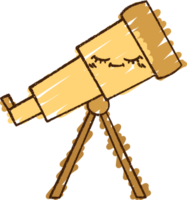 Telescope Chalk Drawing png