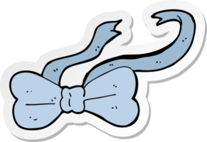 sticker of a cartoon bow tie png