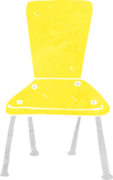 chaise de vieille école de dessin animé png