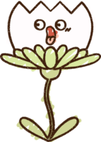 desenho de giz de flores png