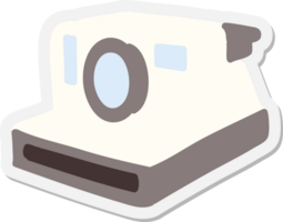 old instant camera sticker png