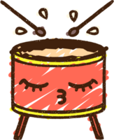 Drum Chalk Drawing png