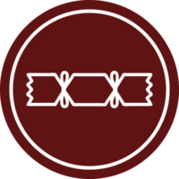 Weihnachten Cracker kreisförmig Symbol Symbol png