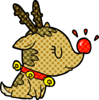 cartoon christmas reindeer png