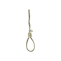 hand retro cartoon hangman's noose png