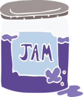 cartoon doodle jam pot png