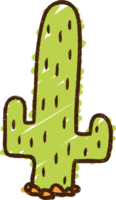 Cactus Chalk Drawing png