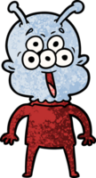 happy cartoon alien png