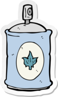 sticker of a cartoon fragrance spray png