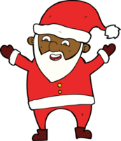 Cartoon-Weihnachtsmann png