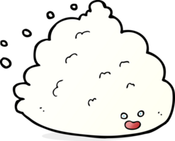 cartoon cloud character png