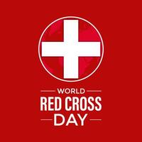 World Red Cross Day . Template celebrated in 8 may. Banner poster, flyer and background design. vector