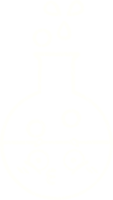 dibujo de tiza de experimento científico png