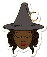 sticker of a human mage character png