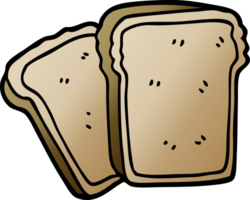 cartoon doodle toast png