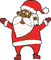 cartoon papai noel png