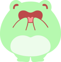 fröhlich lachender Frosch png