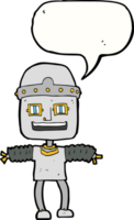 cartoon robot with speech bubble png