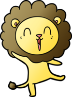 laughing lion cartoon png